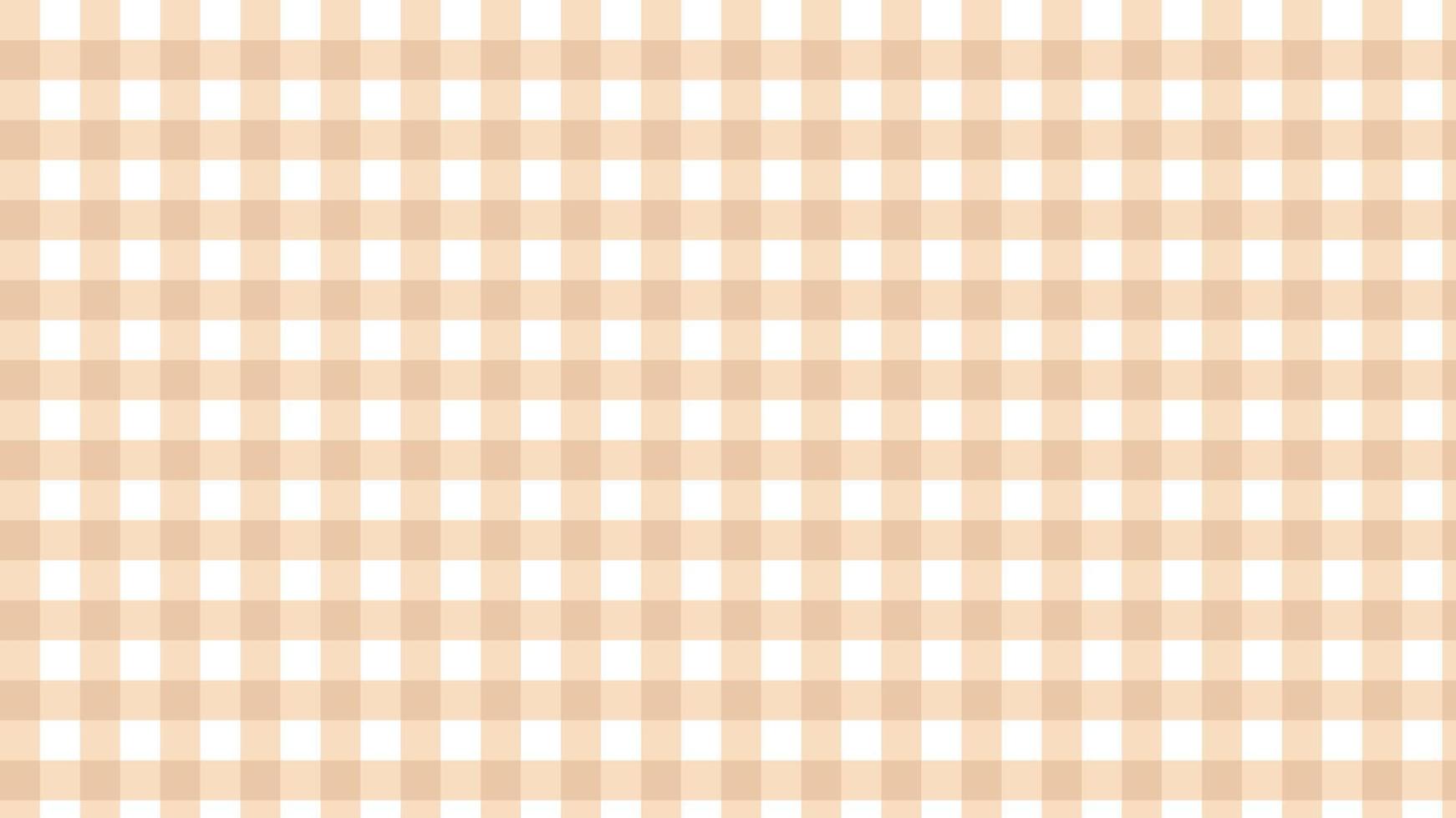 niedlicher pastellgelber Gingham, Schachbrettmuster, Plaid, Tartan-Muster-Hintergrundillustration, perfekt für Tapeten, Kulissen, Postkarten, Hintergrund für Ihr Design vektor