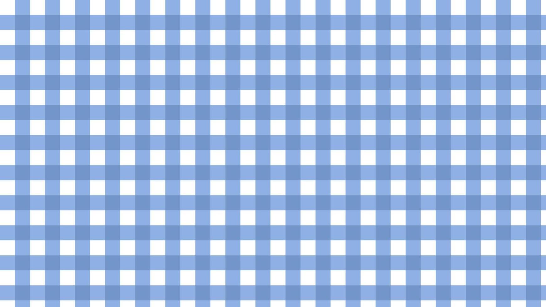 söt blå gingham, schackbräde, rutmönster bakgrundsillustration, perfekt för tapeter, bakgrund, vykort, bakgrund för din design vektor