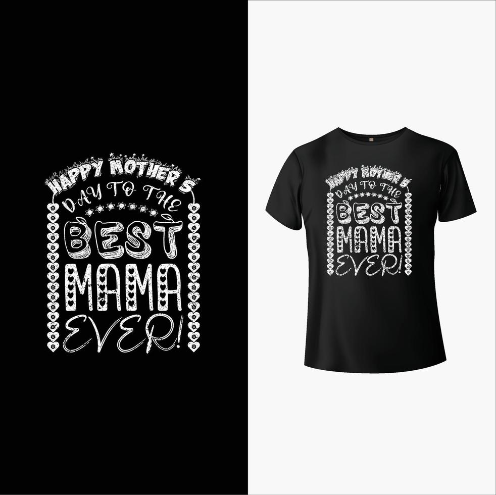 Mama-T-Shirt-Design vektor