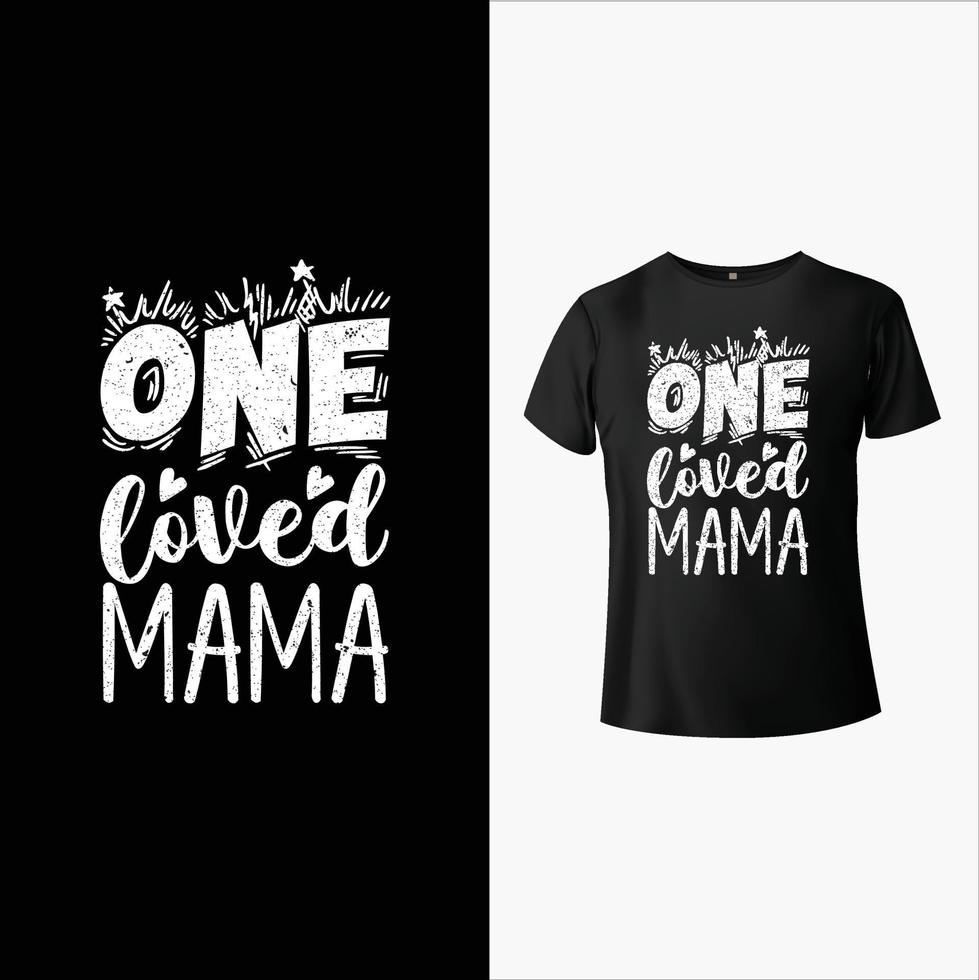 Mama-T-Shirt-Design vektor