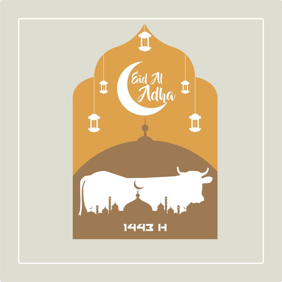 Eid Adha 1443h vektor