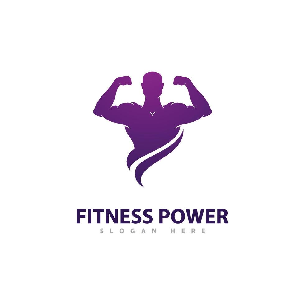 Fitness-Logo-Design-Vorlage, Fitness-Club kreative Symbole vektor