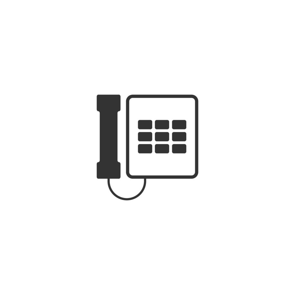 telefon ikon logotyp formgivningsmall vektor
