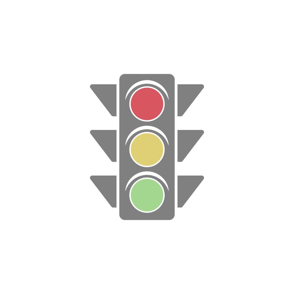 trafikljus ikon design illustration mall vektor