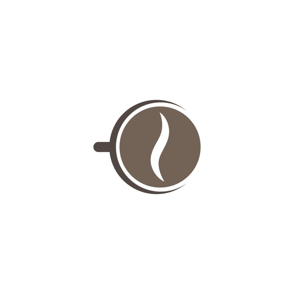 Kaffee-Symbol-Logo-Design-Illustrationsvorlage vektor