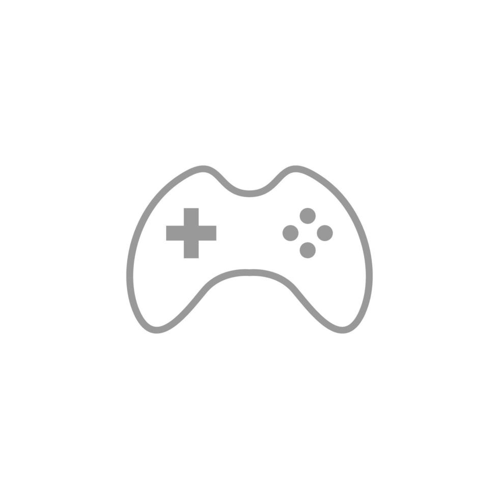 gamepad ikon logotyp formgivningsmall vektor illustration
