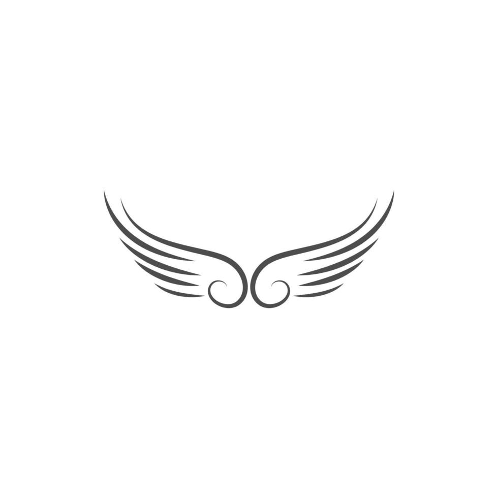 wings logotyp ikon illustration vektor