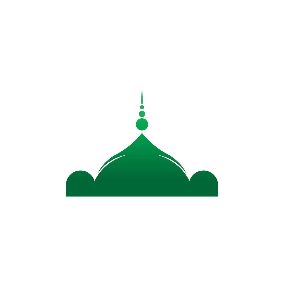 Moschee-Logo-Symbol-Design-Vorlage-Illustration vektor