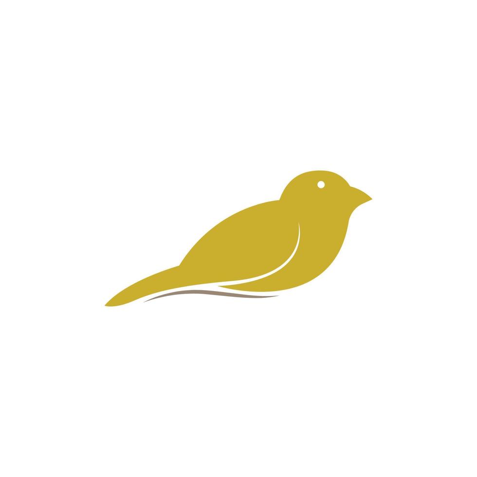 guldfink ikon logotyp mall vektor