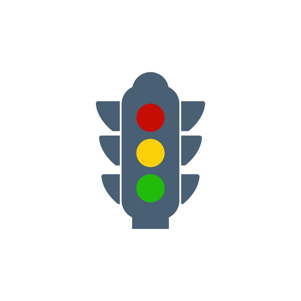 trafikljus ikon design illustration mall vektor