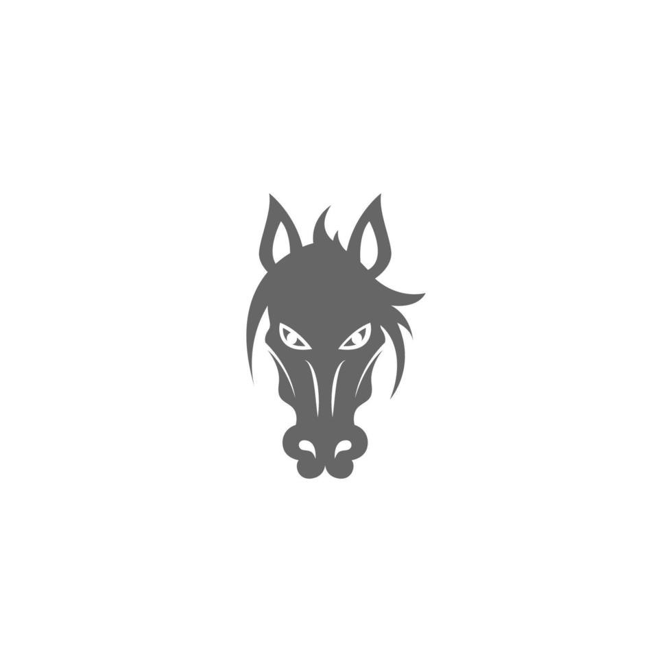 häst ikon logotyp illustration vektor