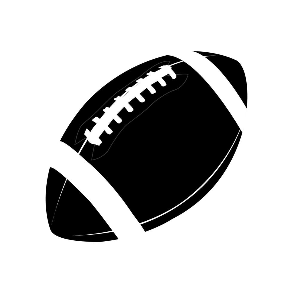 American Football Ball, tolles Design für jeden Zweck. abstrakter Hintergrund. Grafikelementvektor. dunkler Grunge-Hintergrund vektor