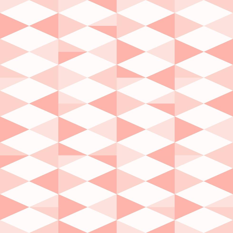 abstraktes nahtloses geometrisches Muster. Schablone. rosa vektortapete. vektor