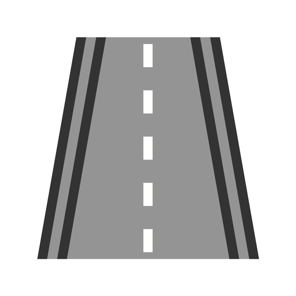 Autobahn gefülltes Liniensymbol vektor