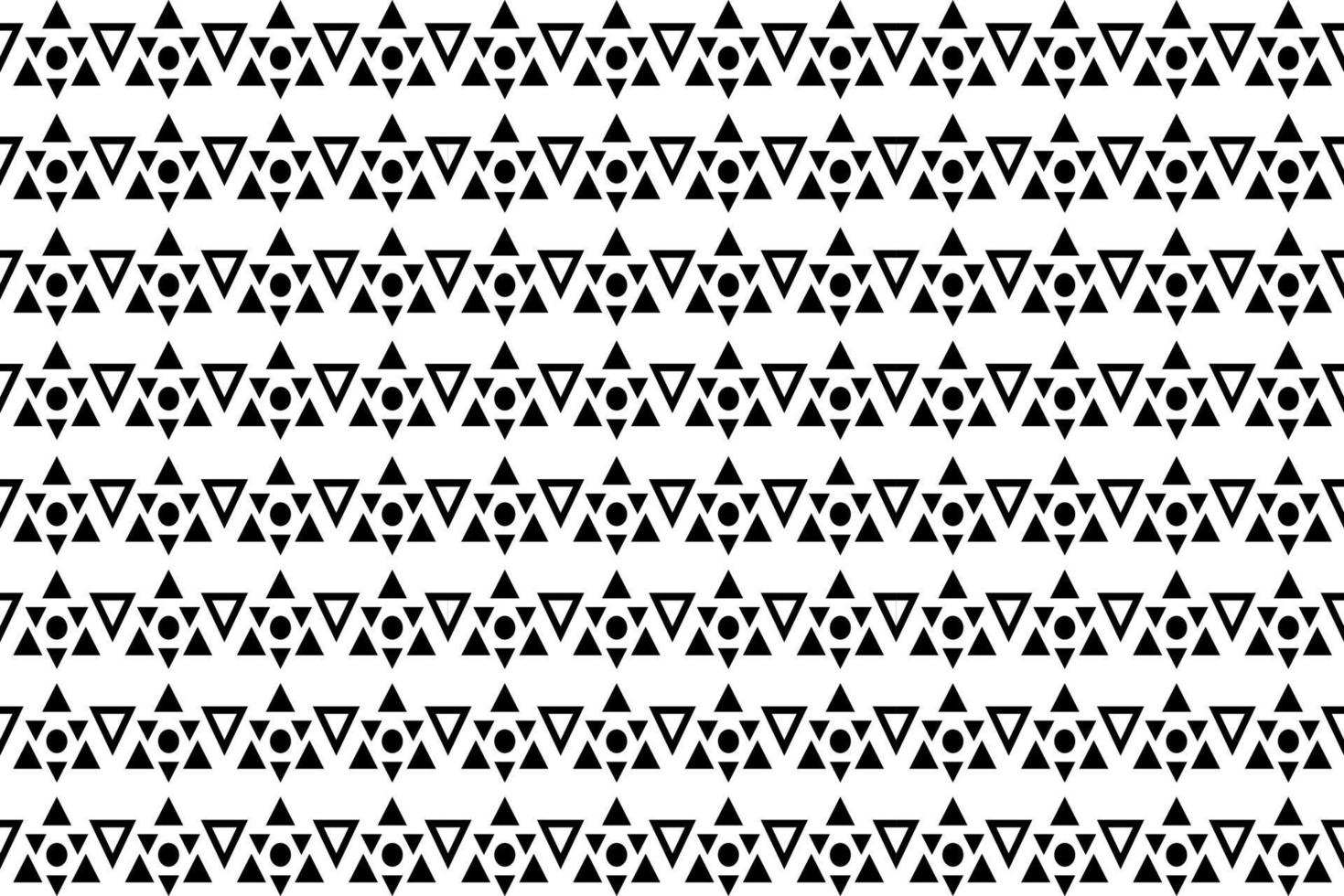 abstraktes Schwarz-Weiß-Muster. einfarbiges nahtloses geometrisches Muster. sich wiederholende Formen, geometrische Elemente. vektor