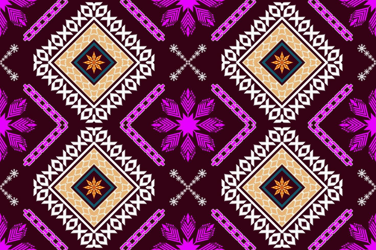 schöne Stickerei.geometrische ethnische orientalische Muster traditionell.aztekischer Stil,abstrakt,Vektor,Illustration.Design für Textur,Stoff,Kleidung,Verpackung,Mode,Teppich,Druck. vektor