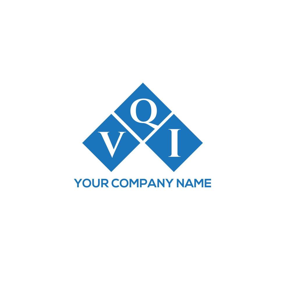 vqi-Brief-Logo-Design auf weißem Hintergrund. vqi kreative Initialen schreiben Logo-Konzept. vqi Briefgestaltung. vektor