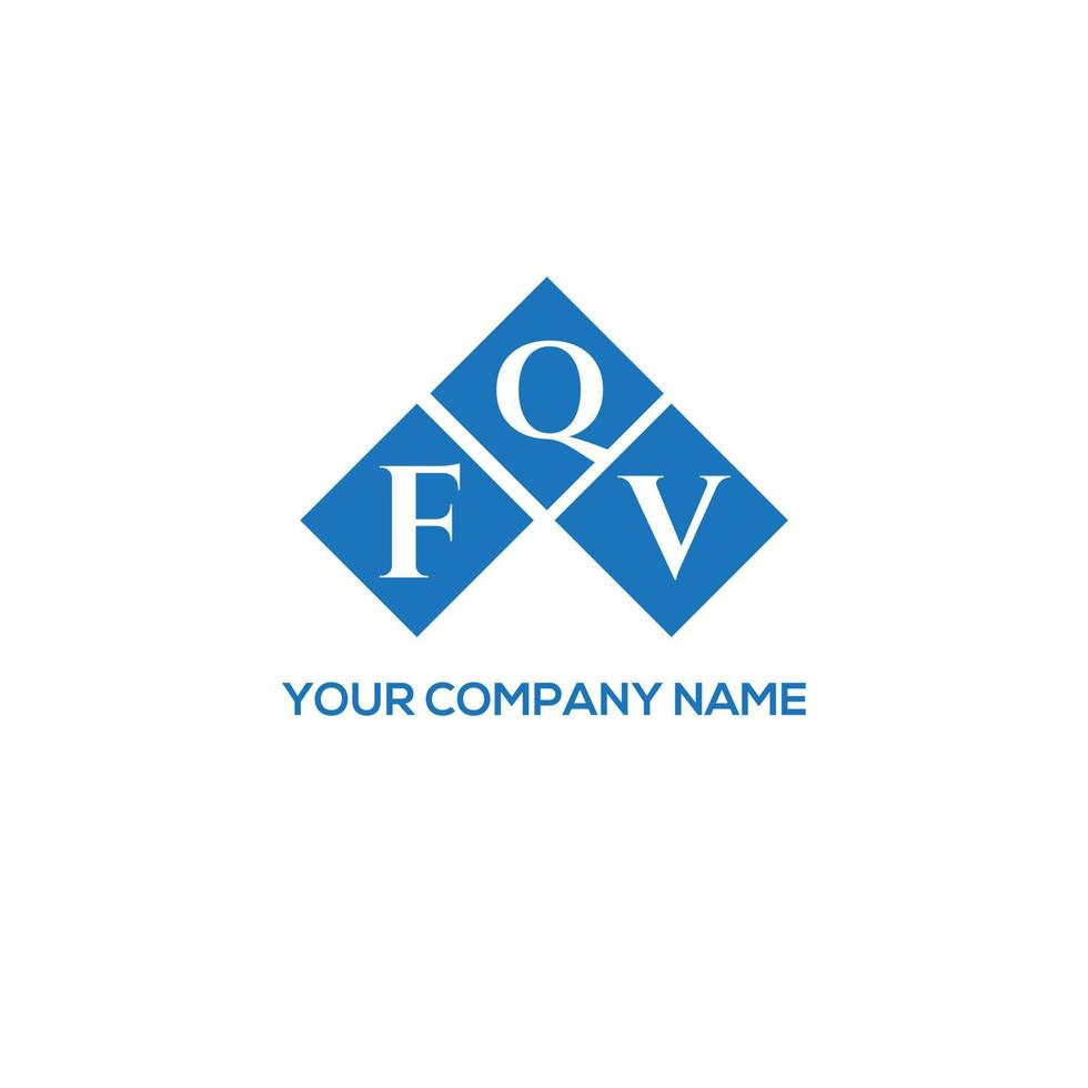 fqv brev logotyp design på vit bakgrund. fqv kreativa initialer brev logotyp koncept. fqv bokstavsdesign. vektor