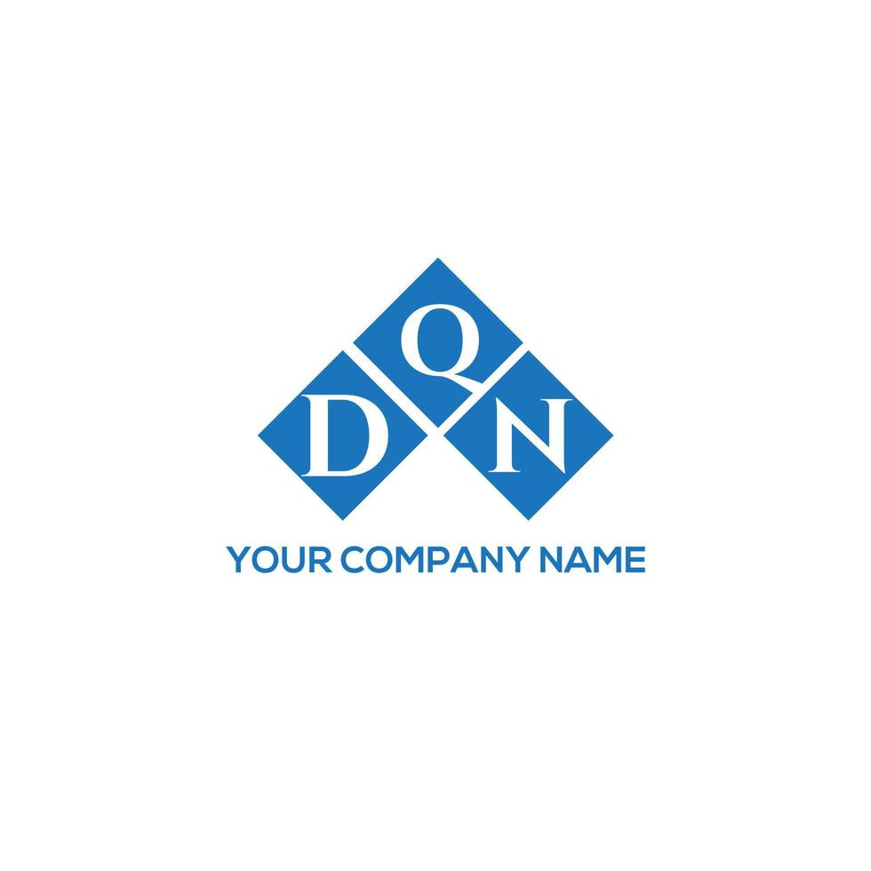 dqn brev logotyp design på vit bakgrund. dqn kreativa initialer brev logotyp koncept. dqn bokstavsdesign. vektor