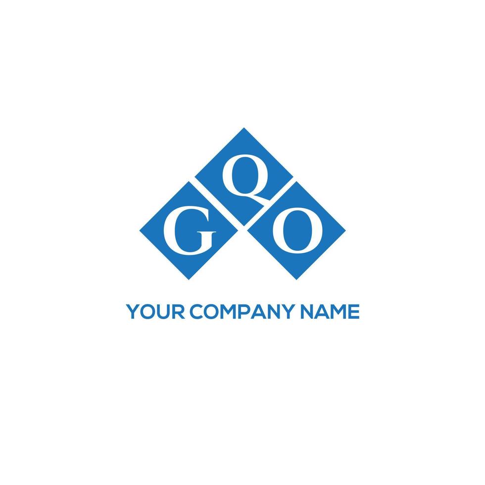 gqo kreativa initialer brev logotyp koncept. gqo letter design.gqo letter logotyp design på vit bakgrund. gqo kreativa initialer brev logotyp koncept. gqo bokstavsdesign. vektor