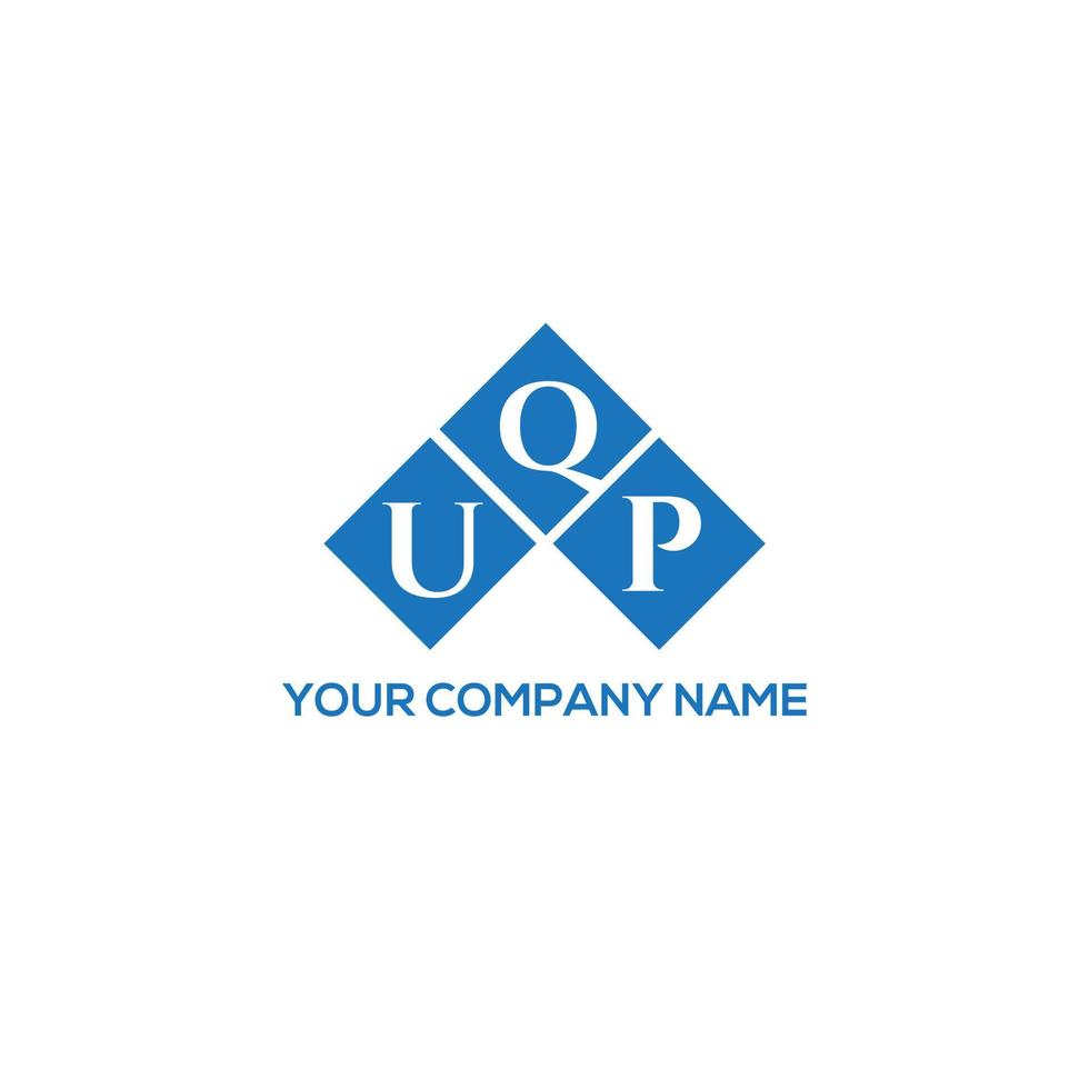 uqp brev logotyp design på vit bakgrund. uqp kreativa initialer brev logotyp koncept. uqp bokstavsdesign. vektor