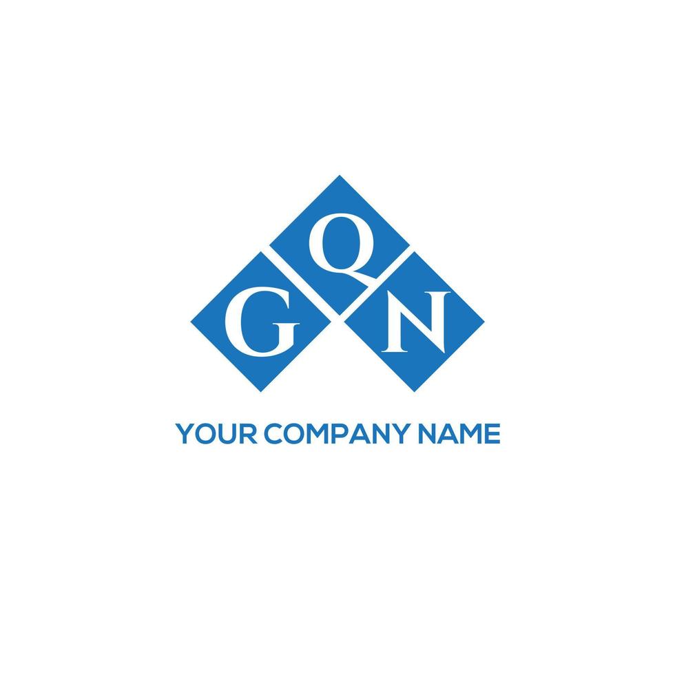 gqn brev logotyp design på vit bakgrund. gqn kreativa initialer brev logotyp koncept. gqn bokstavsdesign. vektor