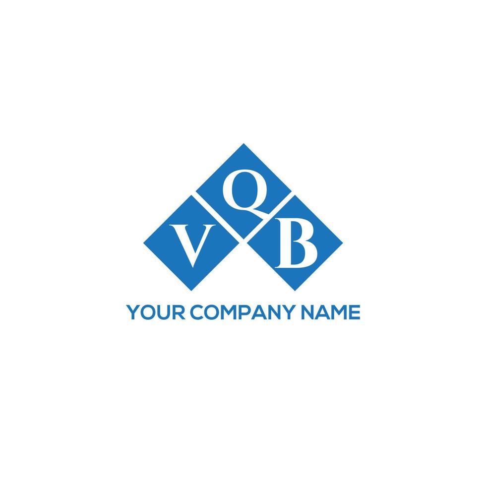 vqb-Brief-Design.vqb-Brief-Logo-Design auf weißem Hintergrund. vqb kreative Initialen schreiben Logo-Konzept. vqb-Brief-Design.vqb-Brief-Logo-Design auf weißem Hintergrund. v vektor