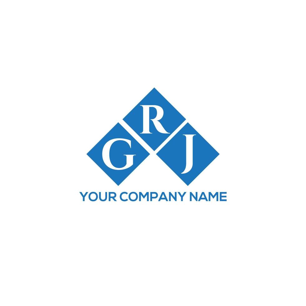 grj-Buchstaben-Logo-Design auf weißem Hintergrund. grj kreative Initialen schreiben Logo-Konzept. grj Briefgestaltung. vektor