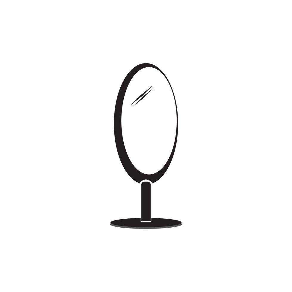spegel logotyp design vektor