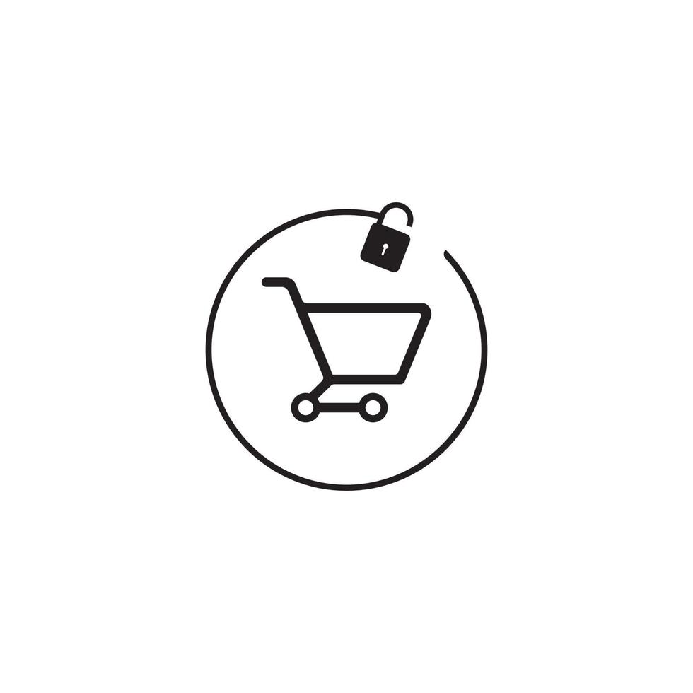 shopping logotyp design vektor