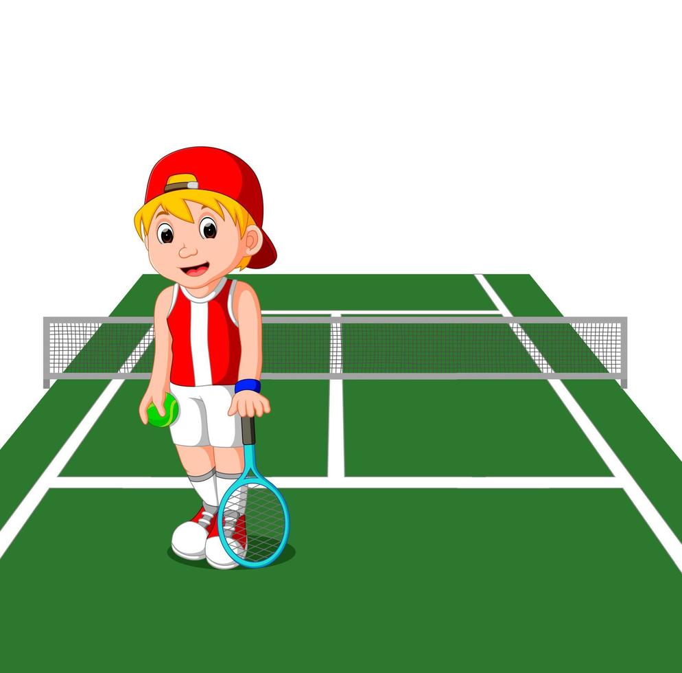 Profi-Tennisspieler vektor