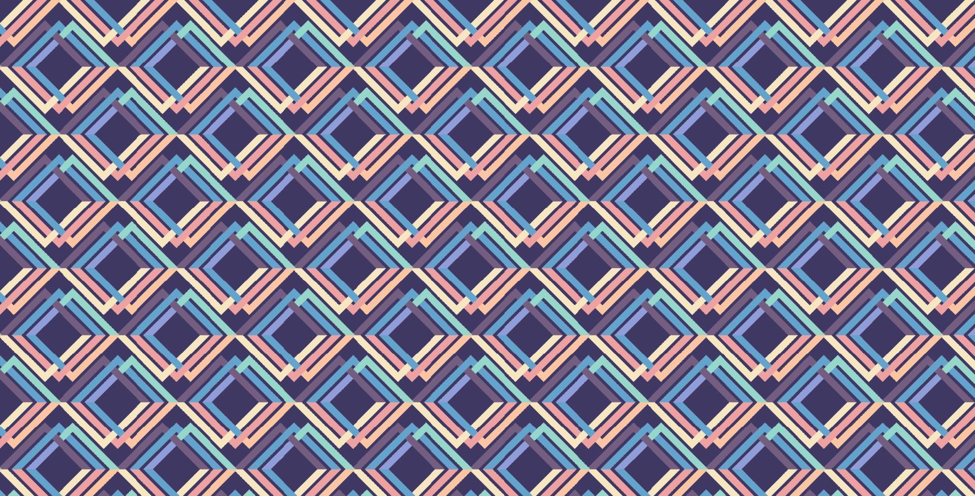abstrakte Muster geometrisches Design in Pastellfarben vektor