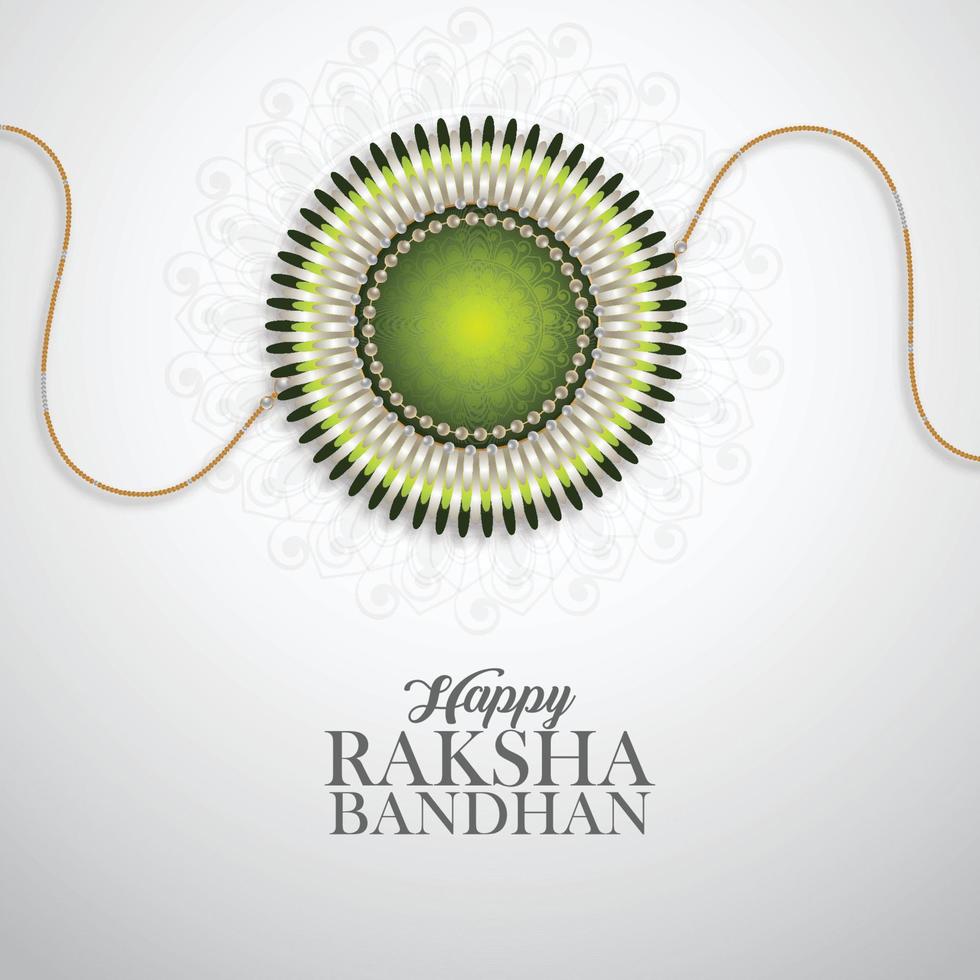 Happy Raksha Bandhan Designkonzept vektor