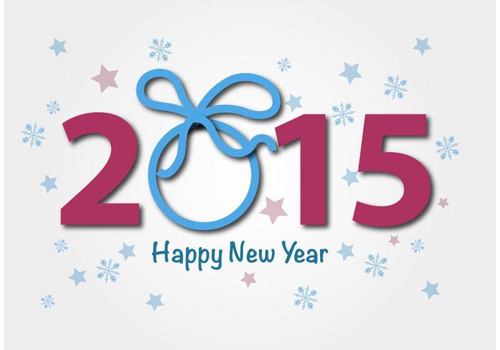 Vector 2015 Happy New Year Feiern