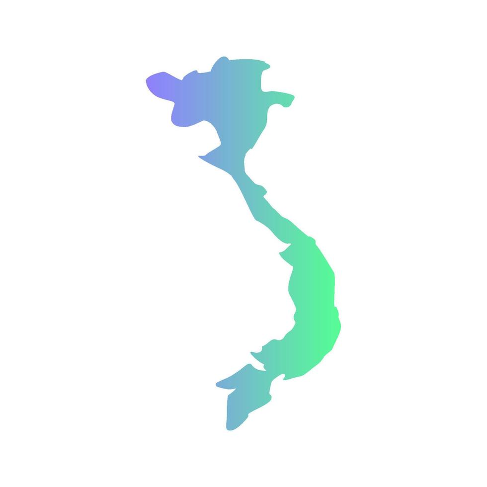 Vietnam-Karte illustriert vektor