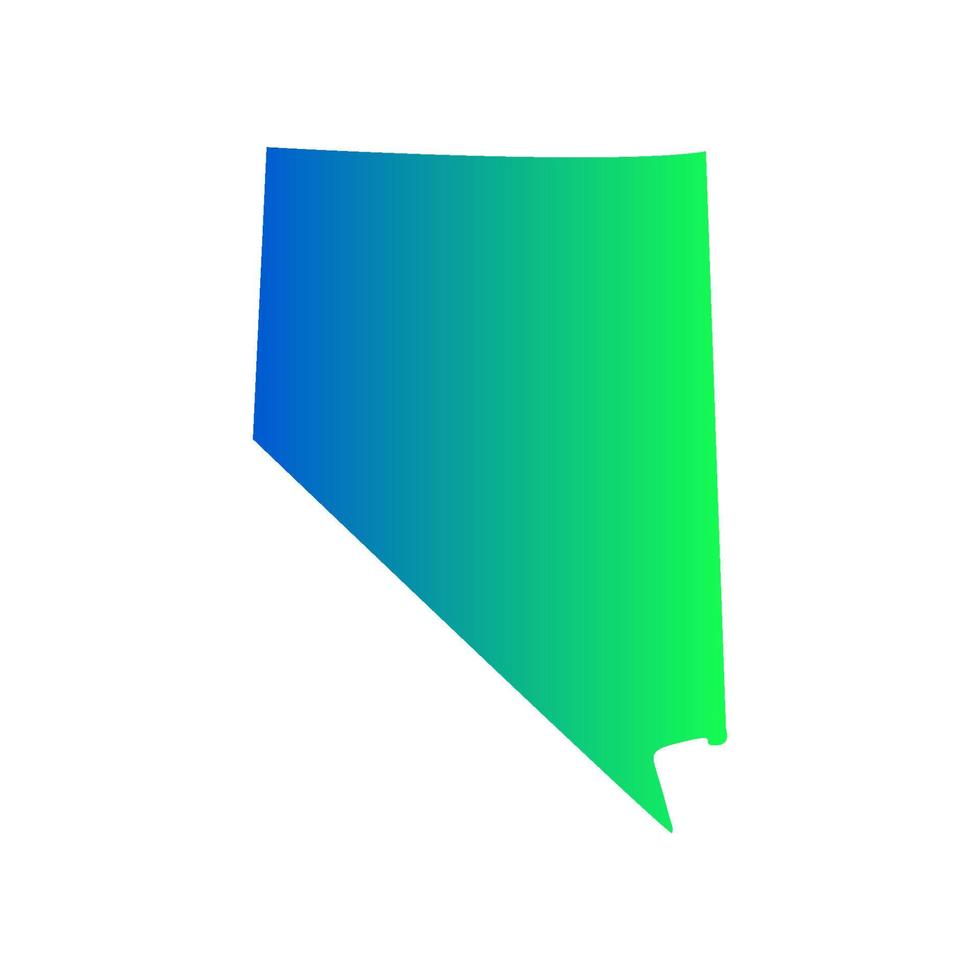 Nevada-Karte illustriert vektor