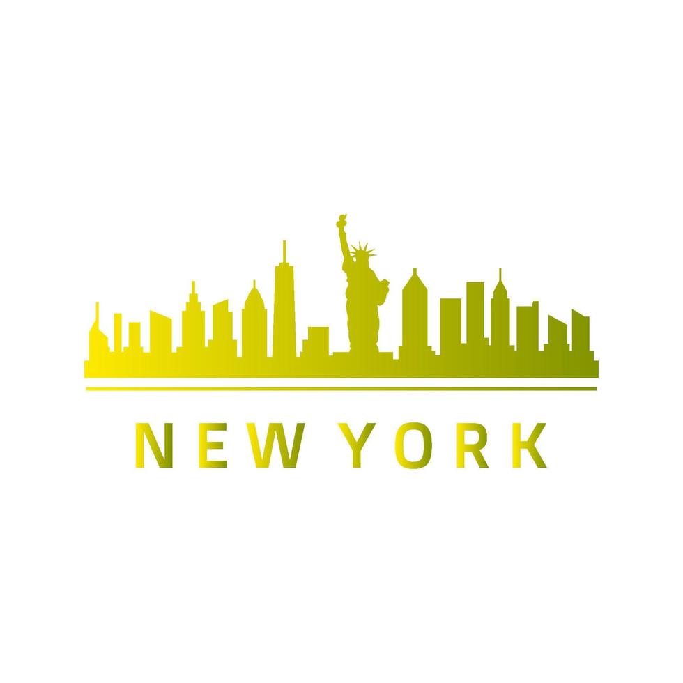 Skyline von New York illustriert vektor