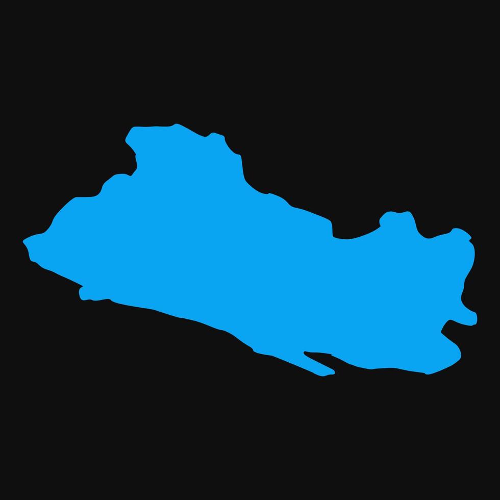 el salvador karte illustriert vektor