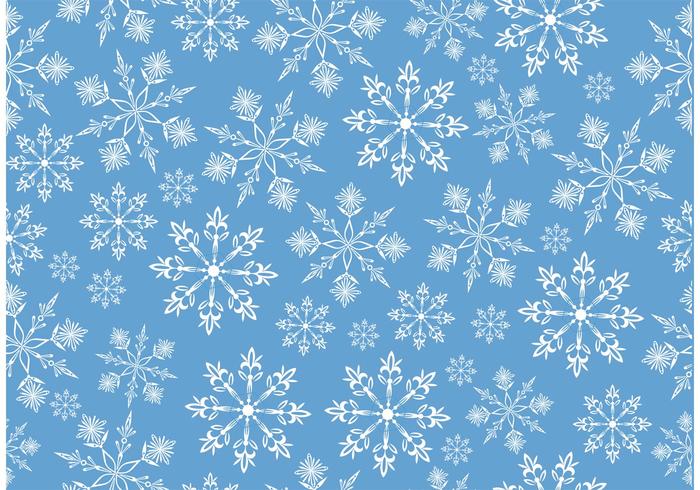 Snowflake Vector Bakgrund