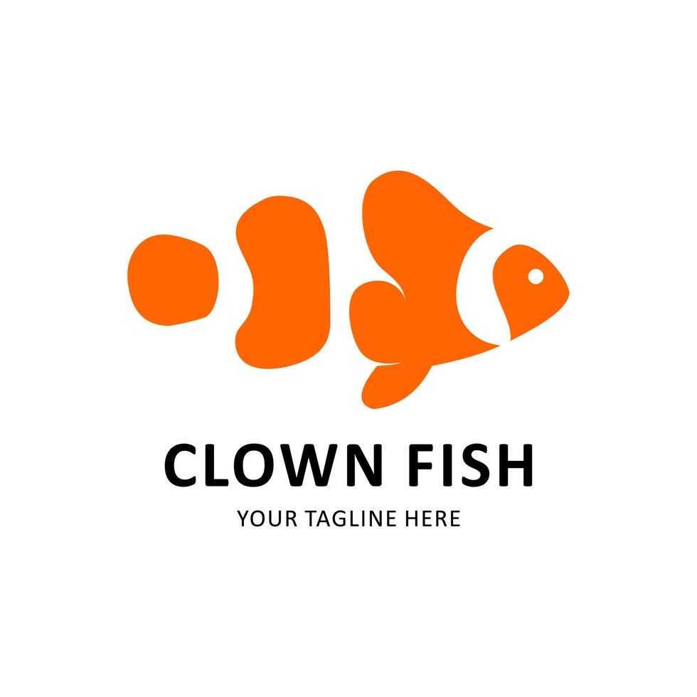 Clownfisch-Logo vektor