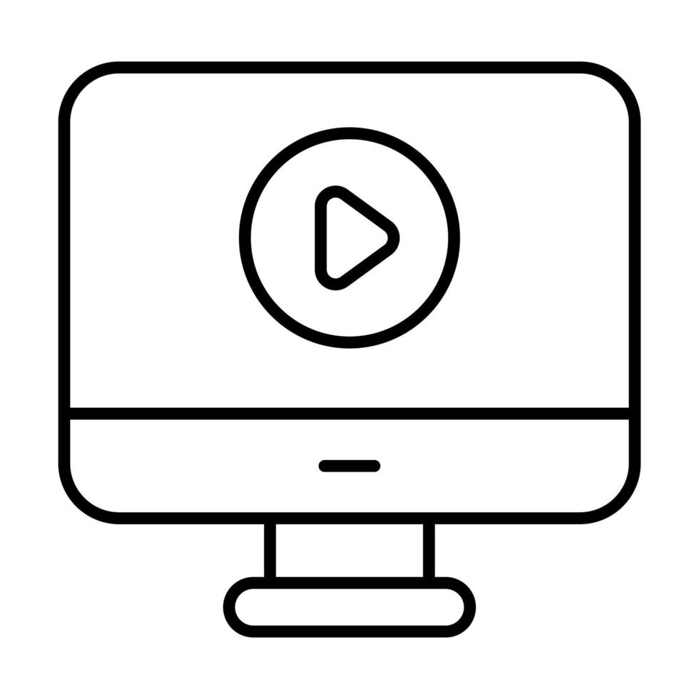 Symbol für die Vektorlinie im Zusammenhang mit Video-Blog-Finanzen. editierbarer Strich Pixel perfekt. vektor