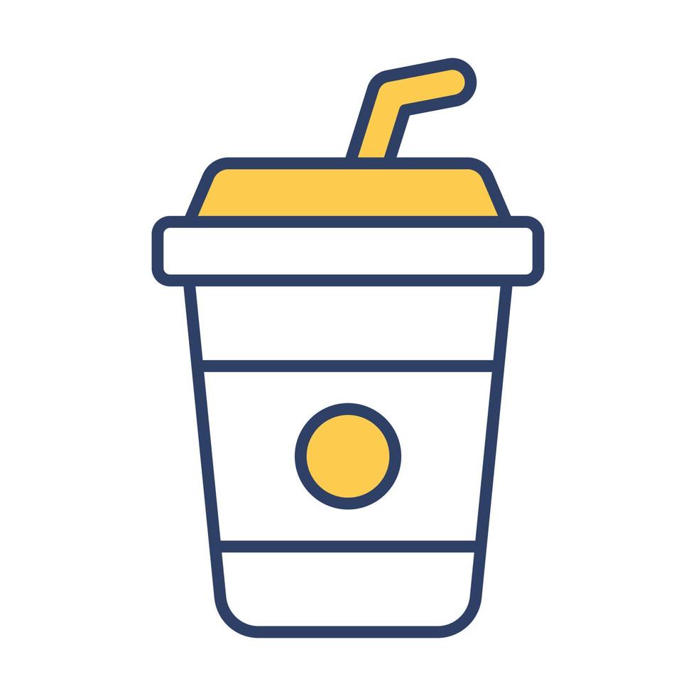 Symbol für die Vektorlinie für Getränkefinanzierungen. editierbarer Strich Pixel perfekt. vektor