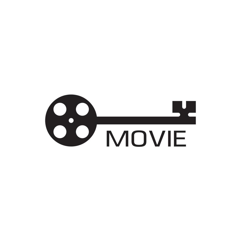 Film- und Kino-Logo-Vorlage vektor