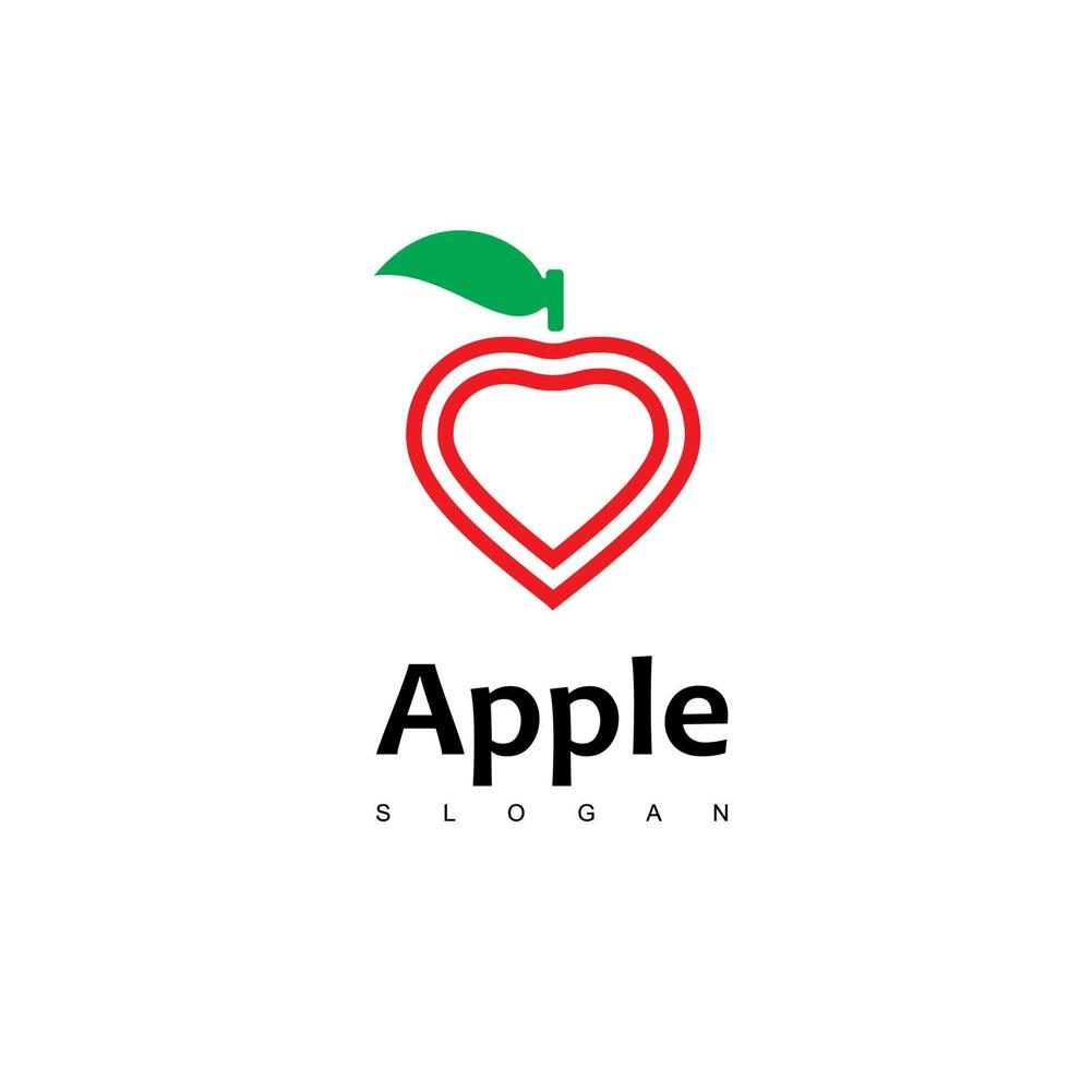 älskar apple logotyp vektor