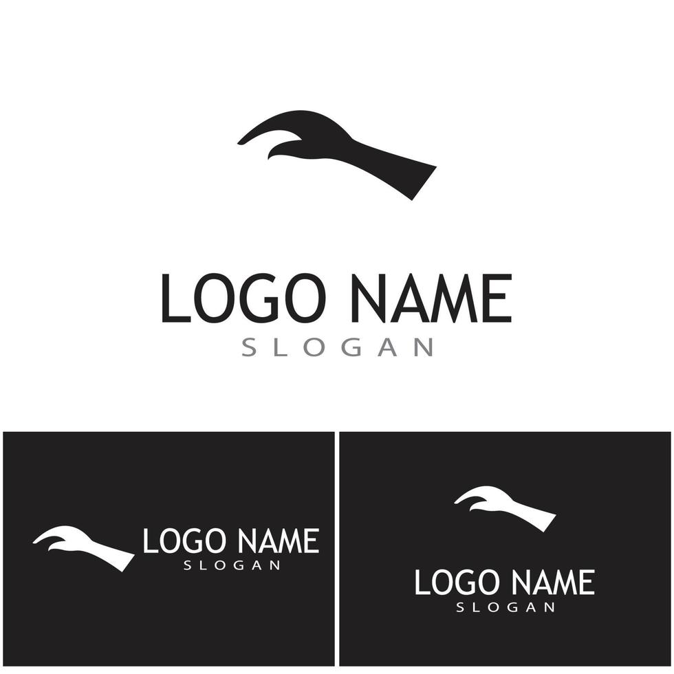 handvård logotyp mall vektor ikon företag