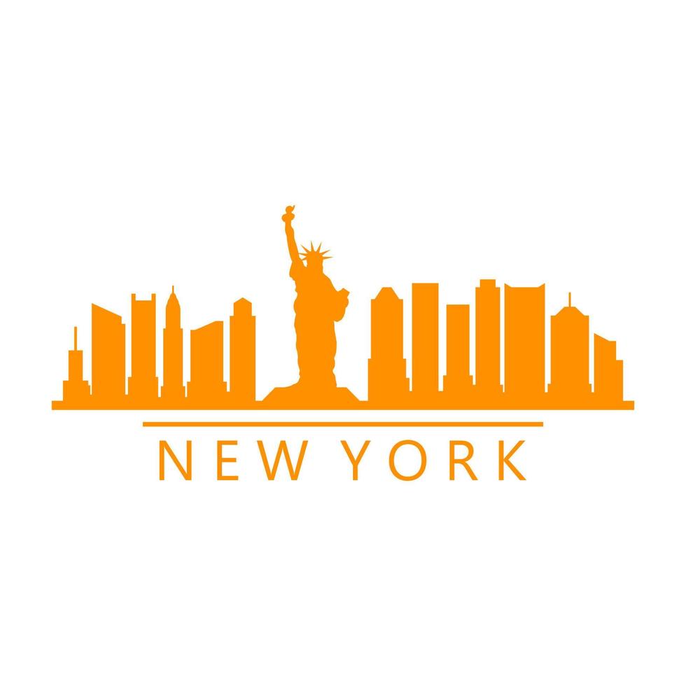 Skyline von New York illustriert vektor