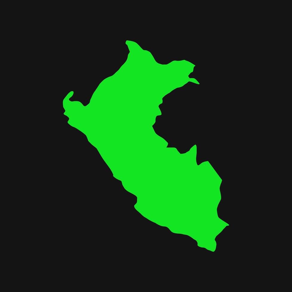 Peru-Karte illustriert vektor