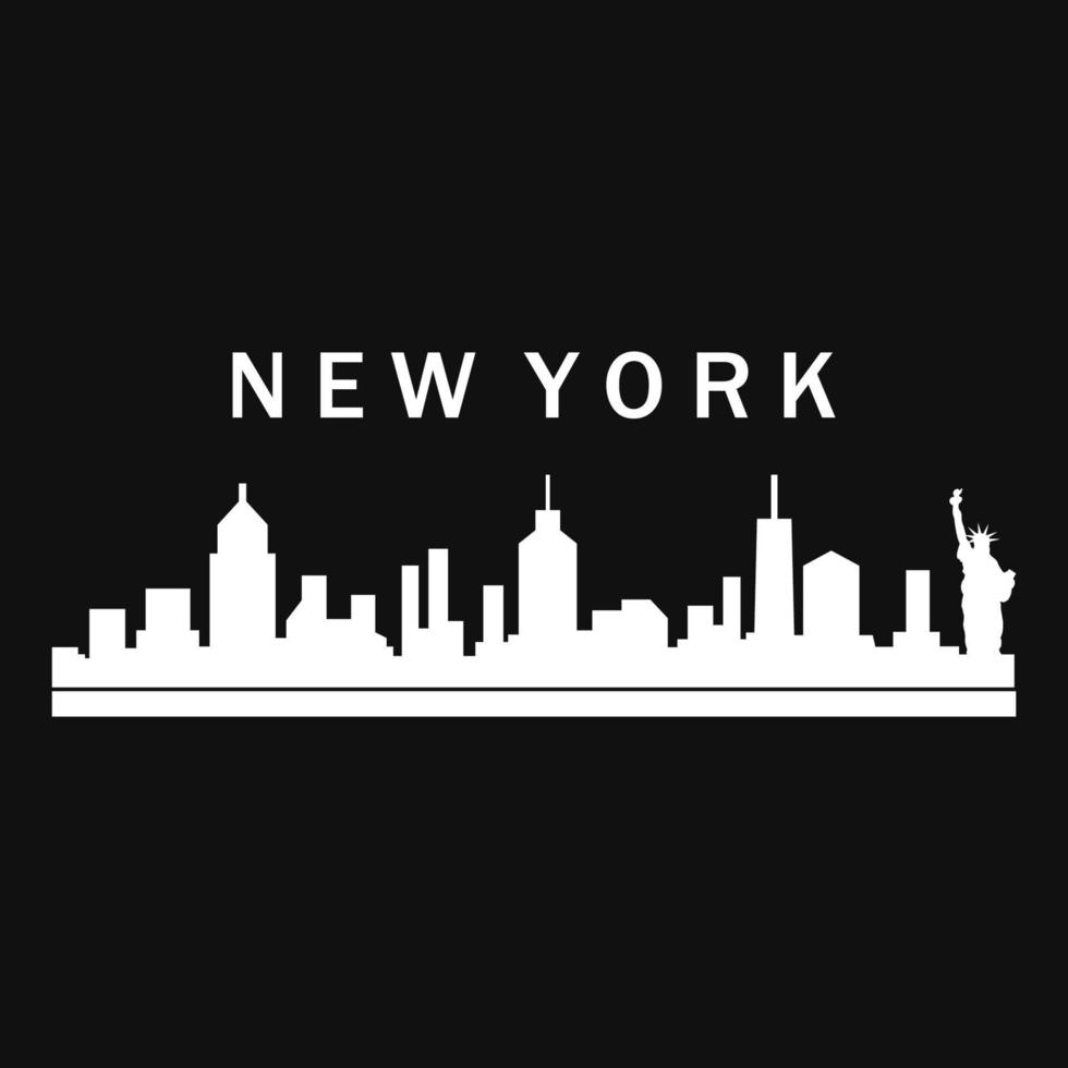 Skyline von New York illustriert vektor