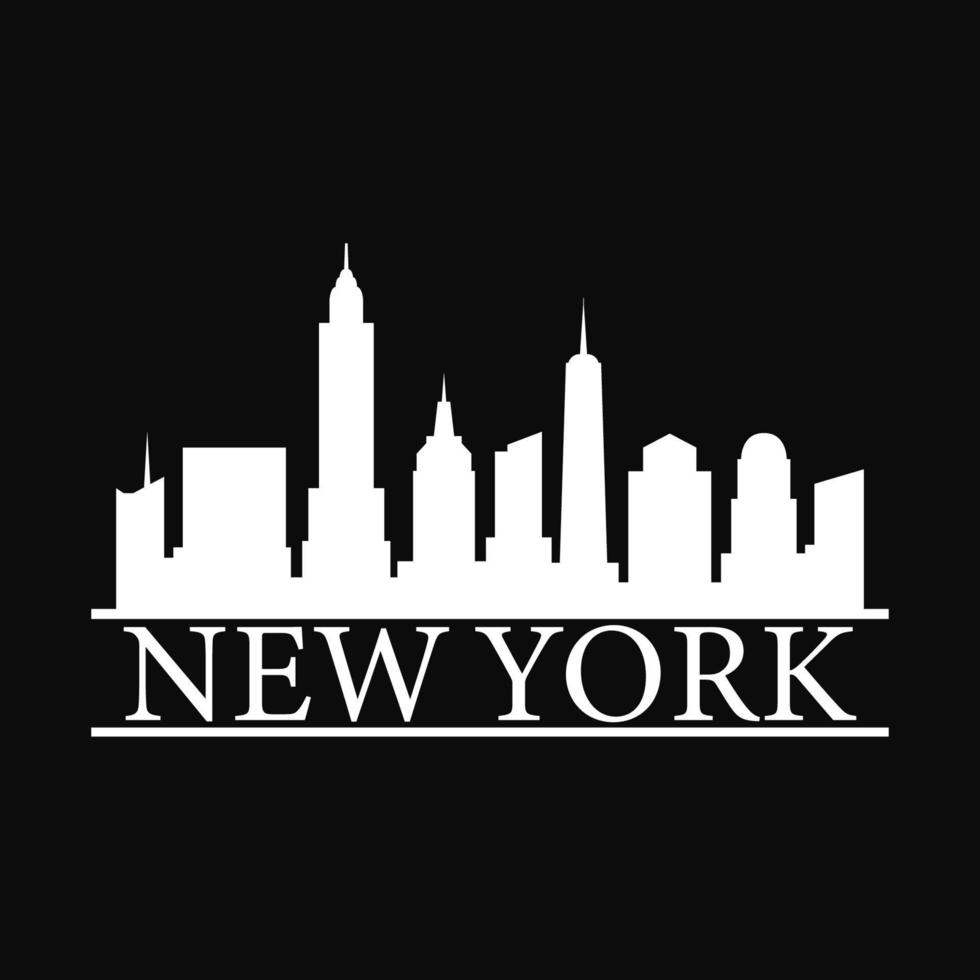 Skyline von New York illustriert vektor