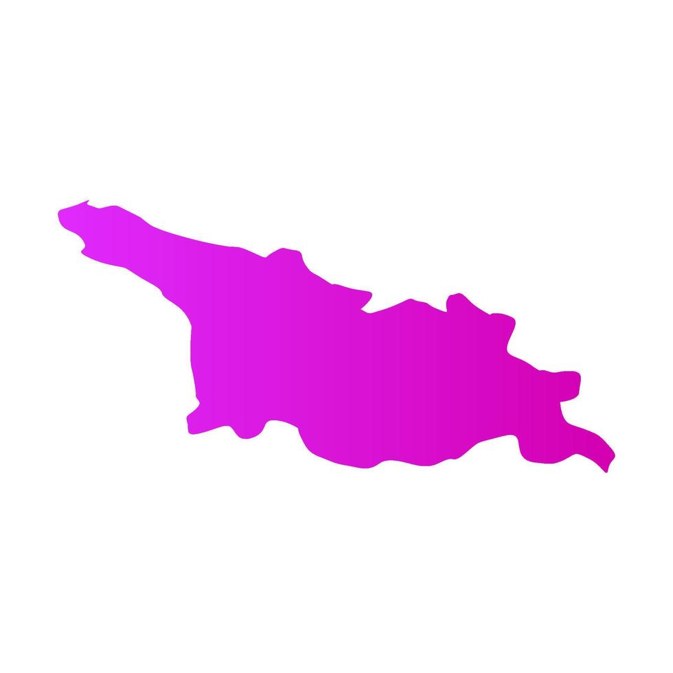 georgia karte illustriert vektor